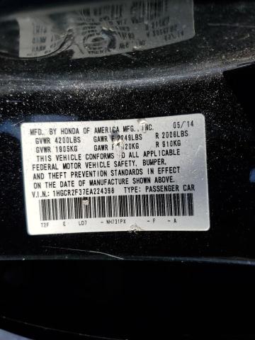 Photo 11 VIN: 1HGCR2F37EA224398 - HONDA ACCORD LX 