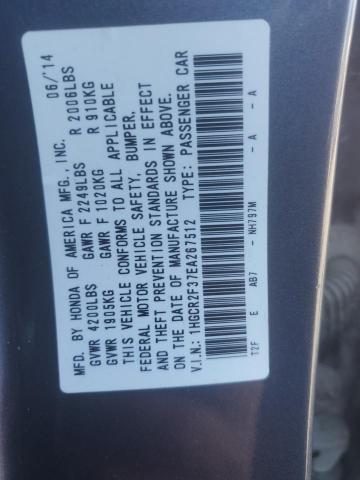 Photo 11 VIN: 1HGCR2F37EA267512 - HONDA ACCORD LX 