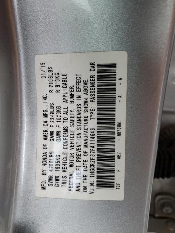 Photo 11 VIN: 1HGCR2F37FA114646 - HONDA ACCORD LX 