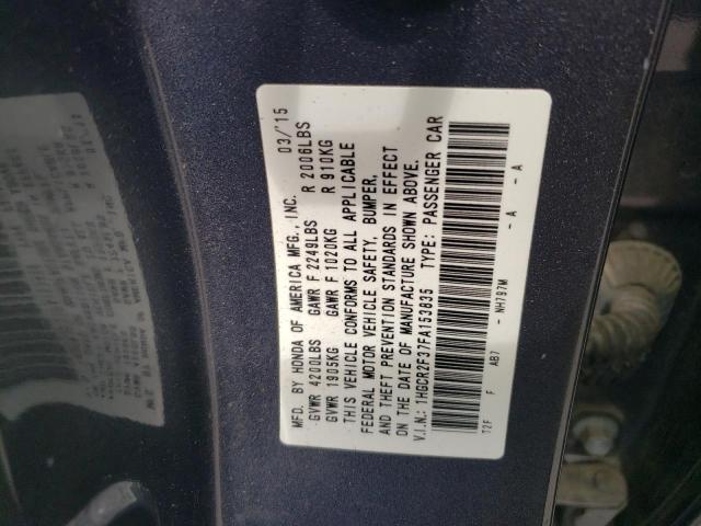 Photo 11 VIN: 1HGCR2F37FA153835 - HONDA ACCORD LX 