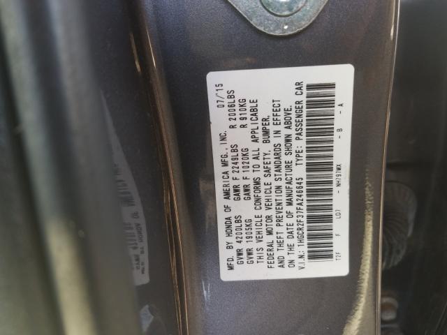 Photo 9 VIN: 1HGCR2F37FA246645 - HONDA ACCORD LX 