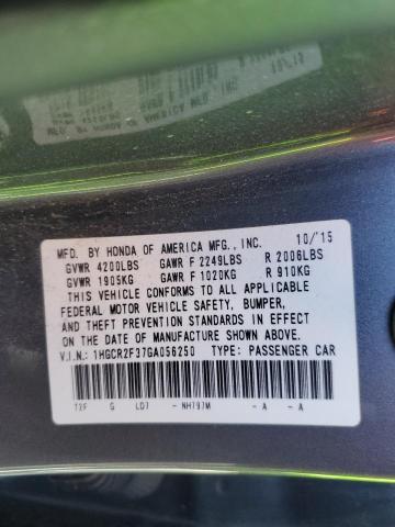 Photo 12 VIN: 1HGCR2F37GA056250 - HONDA ACCORD LX 