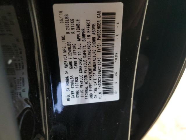 Photo 11 VIN: 1HGCR2F37GA216546 - HONDA ACCORD LX 