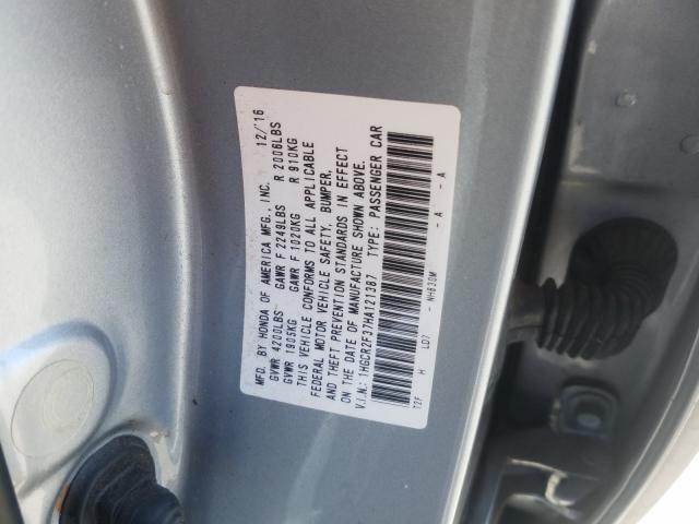 Photo 9 VIN: 1HGCR2F37HA121387 - HONDA ACCORD LX 