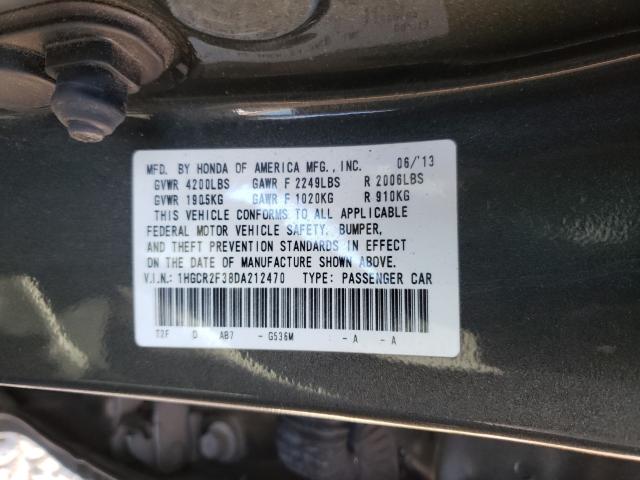 Photo 9 VIN: 1HGCR2F38DA212470 - HONDA ACCORD LX 