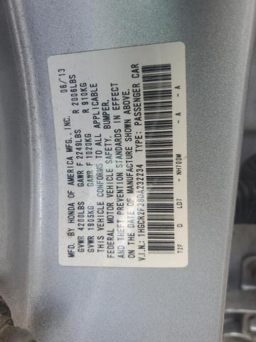 Photo 12 VIN: 1HGCR2F38DA232234 - HONDA ACCORD LX 