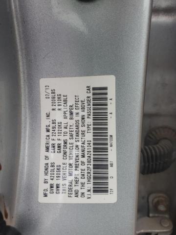 Photo 12 VIN: 1HGCR2F38DA261040 - HONDA ACCORD LX 