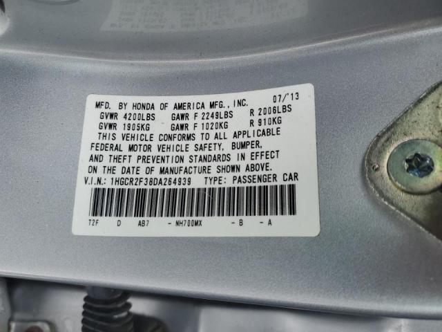 Photo 11 VIN: 1HGCR2F38DA264939 - HONDA ACCORD LX 