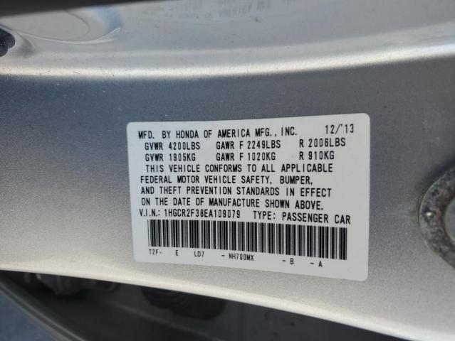 Photo 11 VIN: 1HGCR2F38EA109079 - HONDA ACCORD LX 