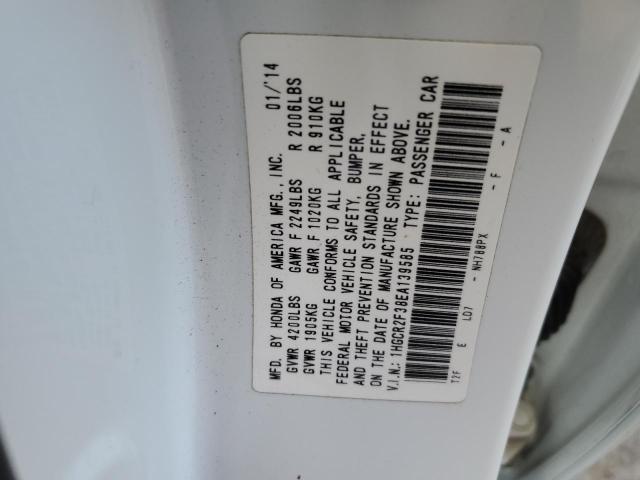 Photo 11 VIN: 1HGCR2F38EA139585 - HONDA ACCORD 