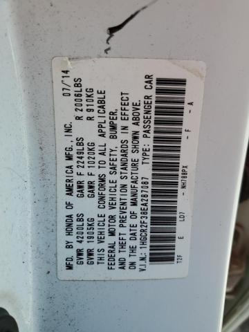 Photo 12 VIN: 1HGCR2F38EA287087 - HONDA ACCORD LX 