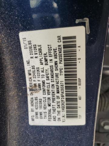 Photo 11 VIN: 1HGCR2F38FA095671 - HONDA ACCORD 