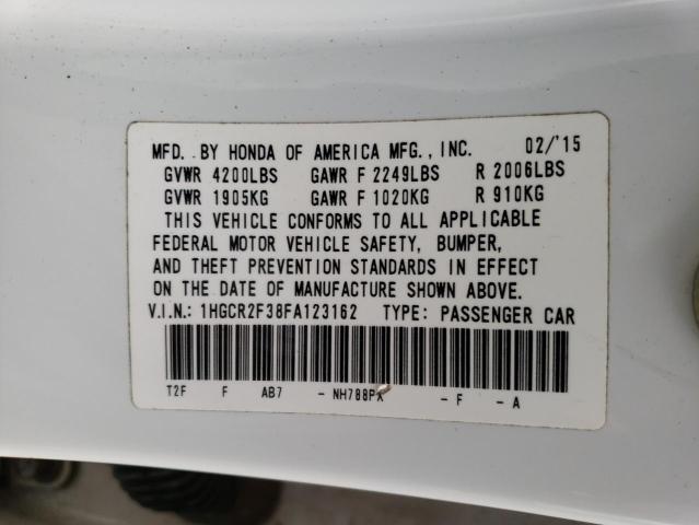 Photo 11 VIN: 1HGCR2F38FA123162 - HONDA ACCORD LX 