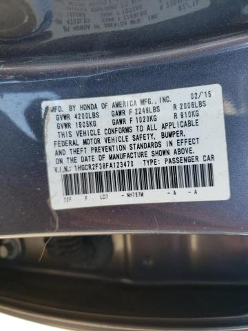 Photo 9 VIN: 1HGCR2F38FA123470 - HONDA ACCORD LX 