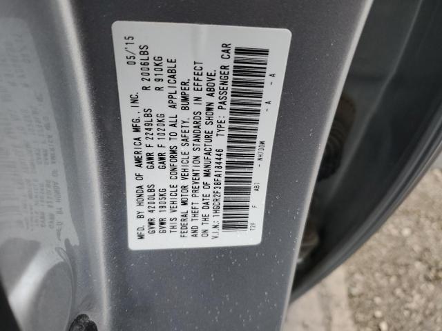 Photo 11 VIN: 1HGCR2F38FA184446 - HONDA ACCORD LX 