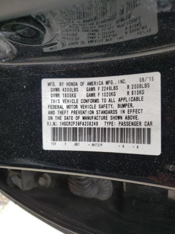 Photo 9 VIN: 1HGCR2F38FA206249 - HONDA ACCORD 