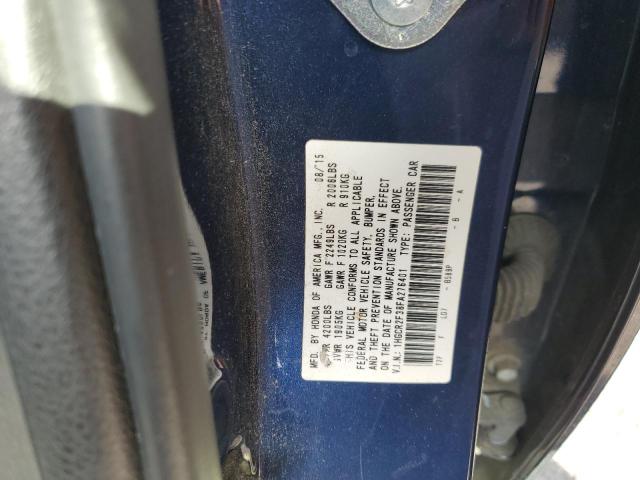 Photo 9 VIN: 1HGCR2F38FA276401 - HONDA ACCORD LX 