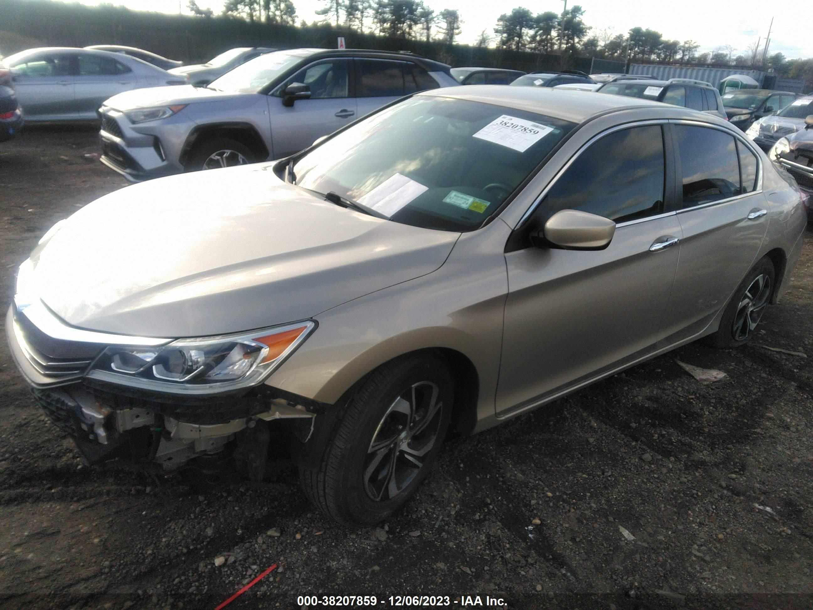 Photo 1 VIN: 1HGCR2F38GA023306 - HONDA ACCORD 