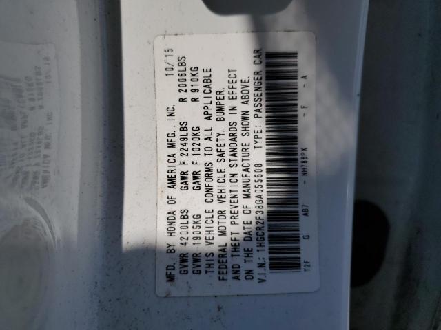 Photo 12 VIN: 1HGCR2F38GA055608 - HONDA ACCORD 