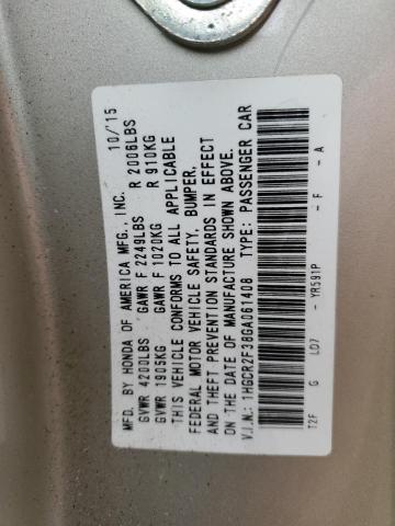 Photo 11 VIN: 1HGCR2F38GA061408 - HONDA ACCORD 