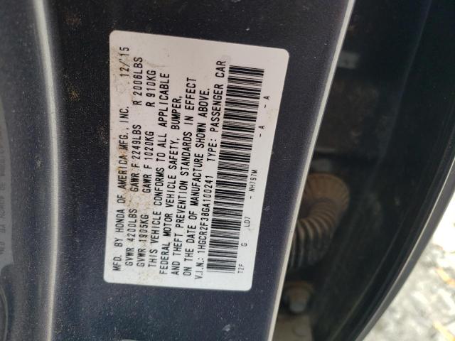 Photo 11 VIN: 1HGCR2F38GA100241 - HONDA ACCORD LX 