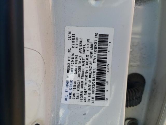 Photo 11 VIN: 1HGCR2F38GA209217 - HONDA ACCORD 