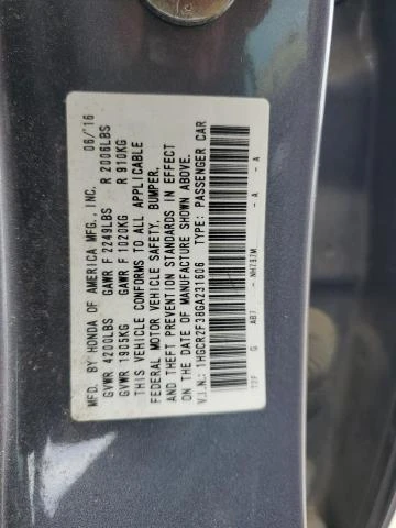 Photo 11 VIN: 1HGCR2F38GA231606 - HONDA ACCORD LX 