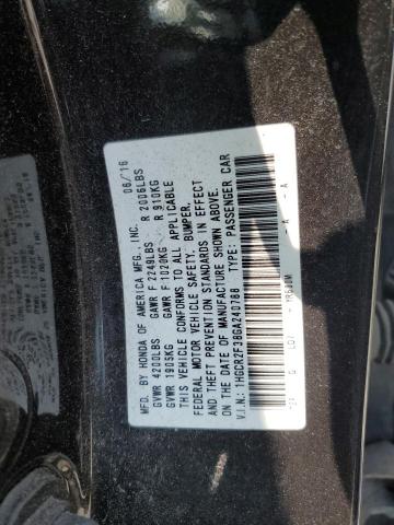 Photo 11 VIN: 1HGCR2F38GA240788 - HONDA ACCORD 