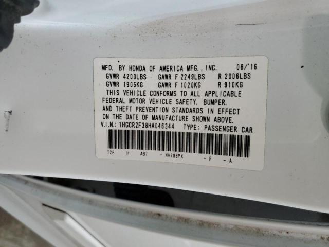 Photo 9 VIN: 1HGCR2F38HA046344 - HONDA ACCORD LX 