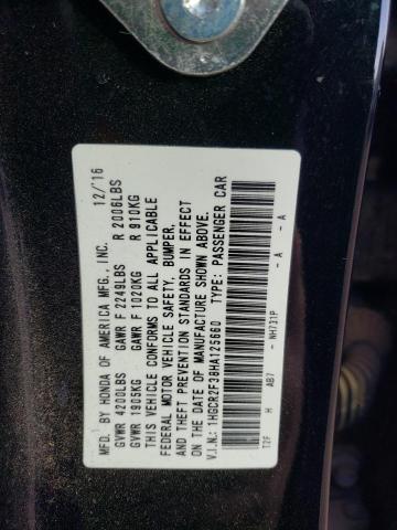 Photo 11 VIN: 1HGCR2F38HA125660 - HONDA ACCORD 