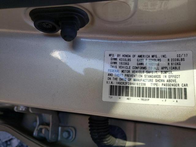 Photo 11 VIN: 1HGCR2F38HA162336 - HONDA ACCORD LX 