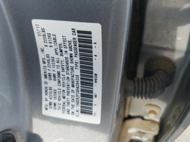 Photo 9 VIN: 1HGCR2F38HA264008 - HONDA ACCORD LX 