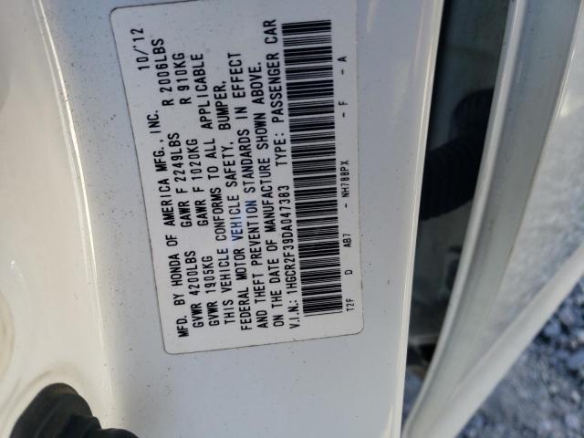 Photo 11 VIN: 1HGCR2F39DA047383 - HONDA ACCORD LX 