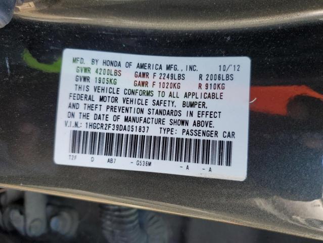 Photo 11 VIN: 1HGCR2F39DA051837 - HONDA ACCORD LX 