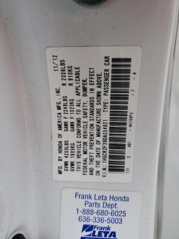 Photo 12 VIN: 1HGCR2F39DA054821 - HONDA ACCORD 