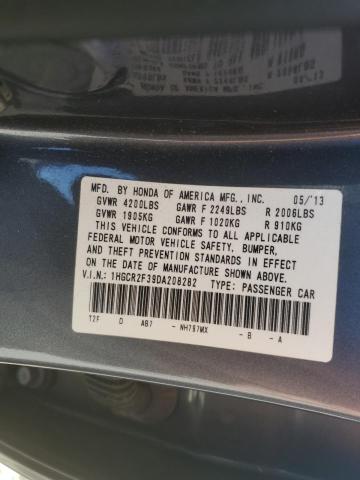 Photo 11 VIN: 1HGCR2F39DA208282 - HONDA ACCORD LX 