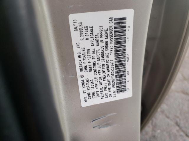 Photo 11 VIN: 1HGCR2F39DA238477 - HONDA ACCORD LX 