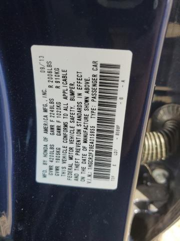 Photo 12 VIN: 1HGCR2F39EA015955 - HONDA ACCORD LX 