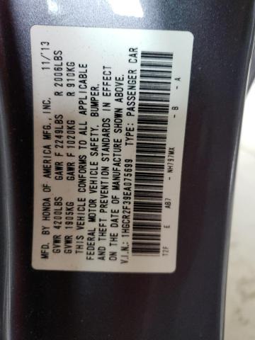 Photo 11 VIN: 1HGCR2F39EA075699 - HONDA ACCORD 