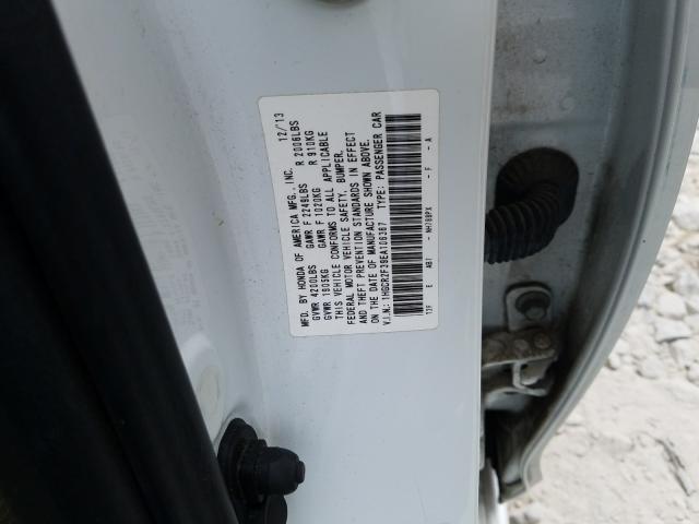 Photo 9 VIN: 1HGCR2F39EA106367 - HONDA ACCORD LX 