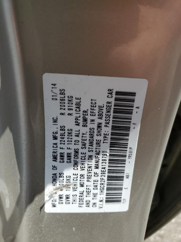 Photo 11 VIN: 1HGCR2F39EA139790 - HONDA ACCORD 