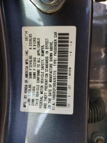 Photo 11 VIN: 1HGCR2F39EA263770 - HONDA ACCORD LX 