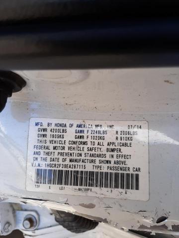 Photo 11 VIN: 1HGCR2F39EA287115 - HONDA ACCORD 