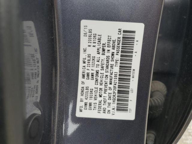 Photo 11 VIN: 1HGCR2F39FA215963 - HONDA ACCORD LX 