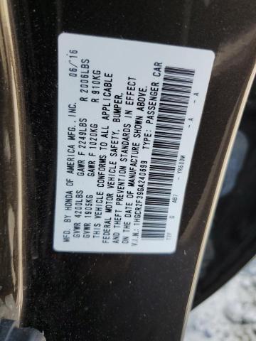 Photo 11 VIN: 1HGCR2F39GA240699 - HONDA ACCORD LX 