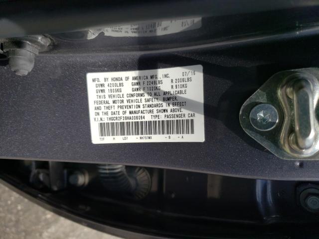 Photo 9 VIN: 1HGCR2F39HA006094 - HONDA ACCORD LX 