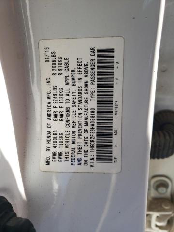 Photo 11 VIN: 1HGCR2F39HA058180 - HONDA ACCORD 