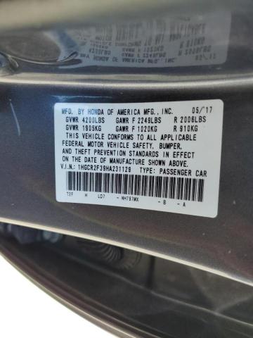 Photo 9 VIN: 1HGCR2F39HA231129 - HONDA ACCORD LX 