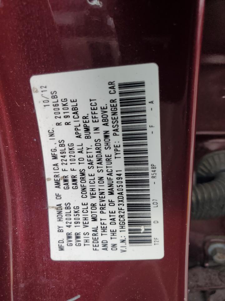 Photo 11 VIN: 1HGCR2F3XDA050941 - HONDA ACCORD 