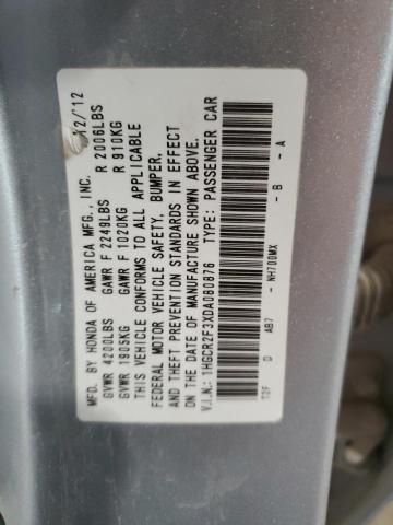 Photo 11 VIN: 1HGCR2F3XDA080876 - HONDA ACCORD LX 